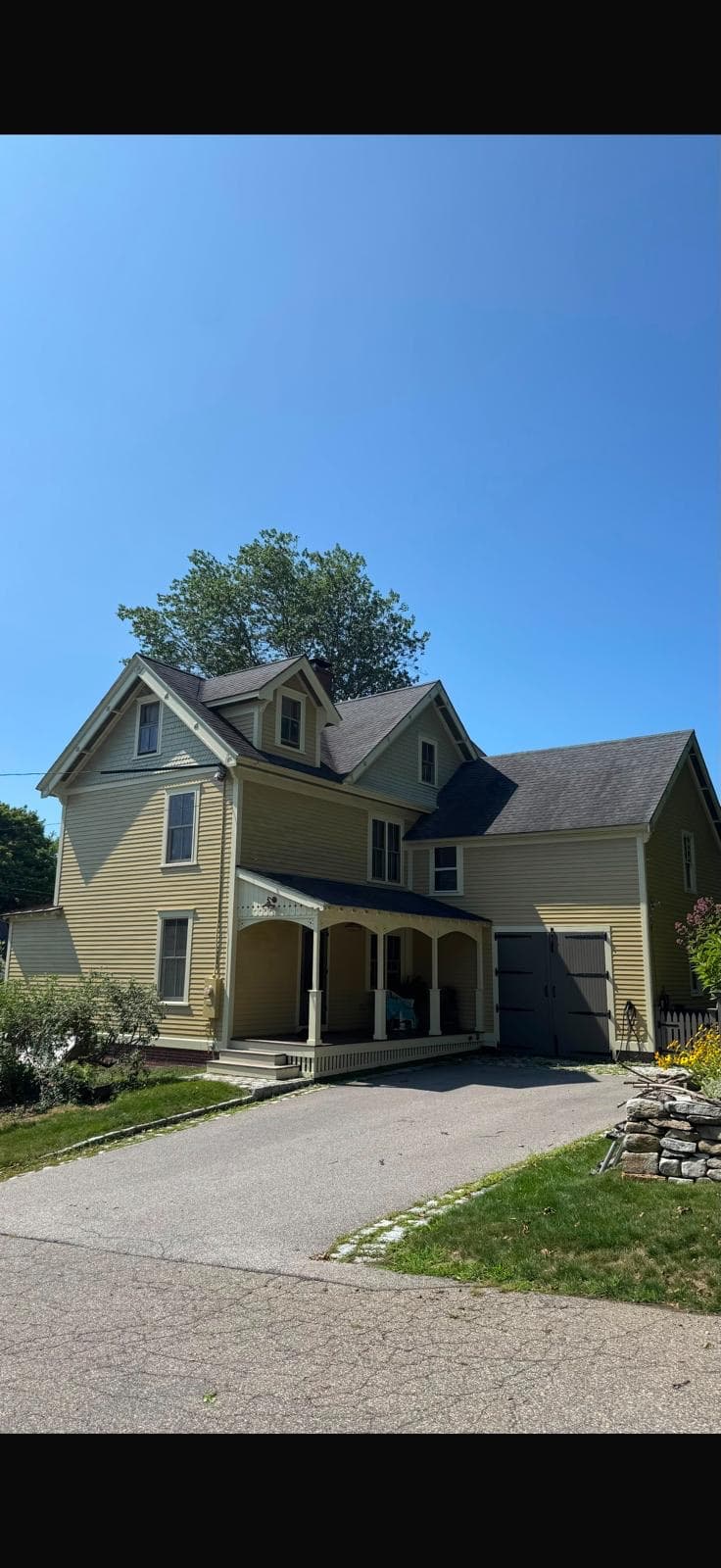 A North Shore home exterior painted by MF Remodeling Services